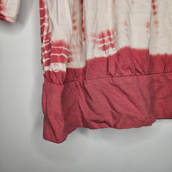 Chaps women's pink tie dye striped blouse - Picture 6 of 8